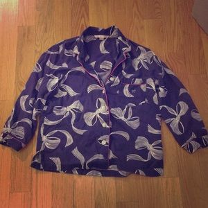 Bottom up, pajama top